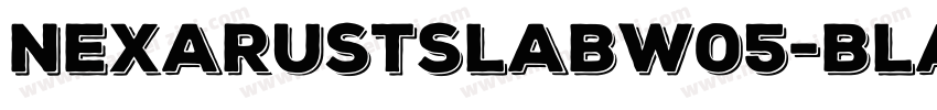 NexaRustSlabW05-Black Regular字体转换